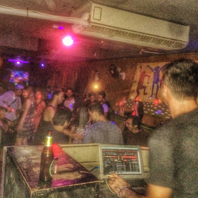 DJ Albert at the Boom Bar